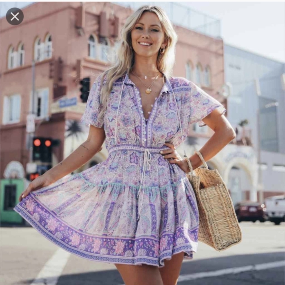 Spell & the Gypsy Collective Poinciana Play Dress Size Medium